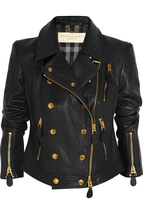 burberry biker jacket womens|Burberry female jackets.